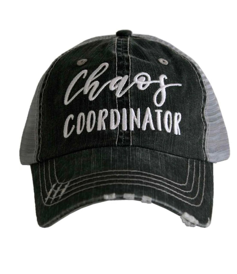 Chaos Coordinator Trucker Hat-Gray